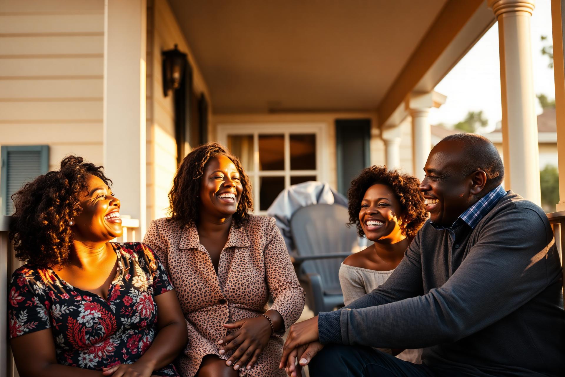 Louisiana family enjoying time together